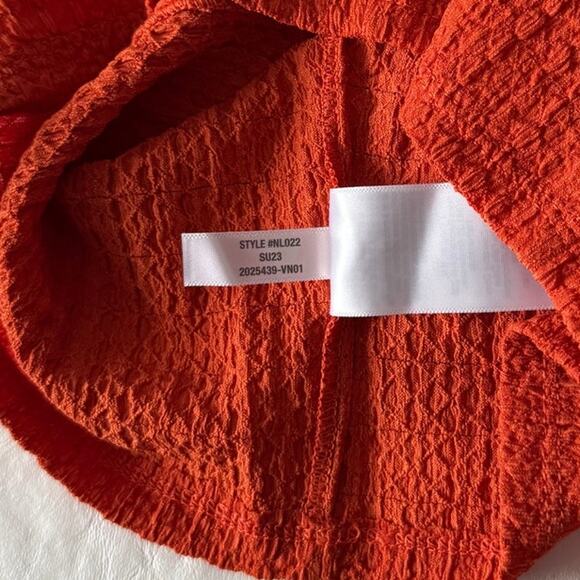 New Madewell V-Neck Sleeveless Crop Top in Copperwashed Orange Size XS - Picture 10 of 12